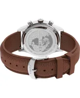 Timex Men's Waterbury Traditional Chrono Tan Leather Strap Watch 42mm