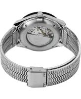 Timex Boutique Men's Lab Collab Silver-Tone Stainless Steel Bracelet Watch 40mm - Silver