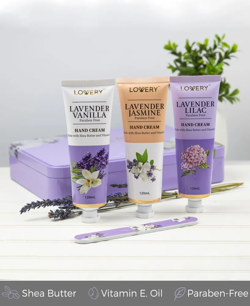 Lavender Hand Lotion Gift Set, 5 Piece