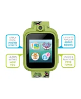 Kid's Playzoom 2 Green Dinosaur Print Tpu Strap Smart Watch 41mm