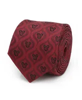 Disney Men's Mickey Mouse Holiday Metallic Silk Tie