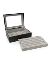 Ox & Bull Trading Co. Men's Onyx Cufflinks Collector's Case