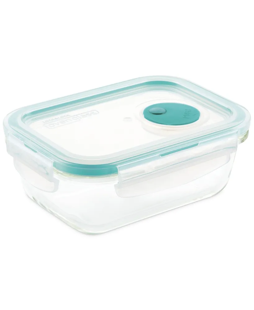 Lock & Lock Purely Better 25-oz. Glass Divided Food Storage Container