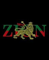 Men's Zion - One Love Word Art Crewneck Sweatshirt