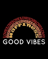 Men's Good Vibes Word Art Crewneck Sweatshirt