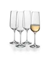 Villeroy & Boch Voice Basic Flute Champagne Glasses, Set of 4