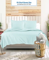 Nestl Premier 1800 Series Deep Pocket Bed 4 Piece Sheet Set, Rv Queen