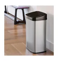 Nine Stars 13.2 Gallon Stainless Steel Sensor Trash Can