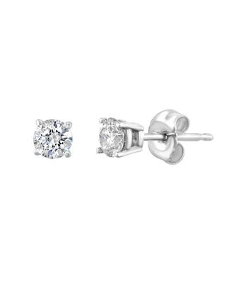 Effy Diamond (/2 ct. t.w.) Stud Earrings in 14k White Gold