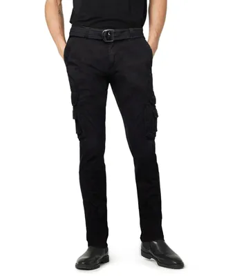 X-Ray Men's Belted Cargo Pants