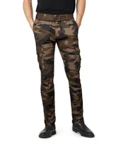 X-Ray Men's Belted Cargo Pants