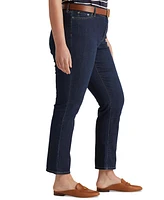 Lauren Ralph Plus-Size Mid-Rise Straight Jean