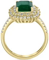 Effy Emerald (2-1/5 ct. t.w.) & Diamond (1/2 ct. t.w.) Ring in 14k Gold