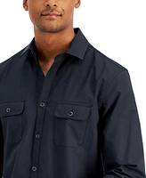 Alfani Men's Regular-Fit Solid Shirt, Created for Macy's