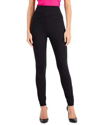 I.n.c. International Concepts Petite Crossover-Waist Skinny Pants, Created for Macy's