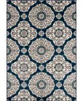 Closeout! Portland Textiles Loggia Carroll 7'10" x 9'10" Outdoor Area Rug