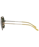 Ray-Ban Unisex Titanium Polarized Sunglasses, RB8063