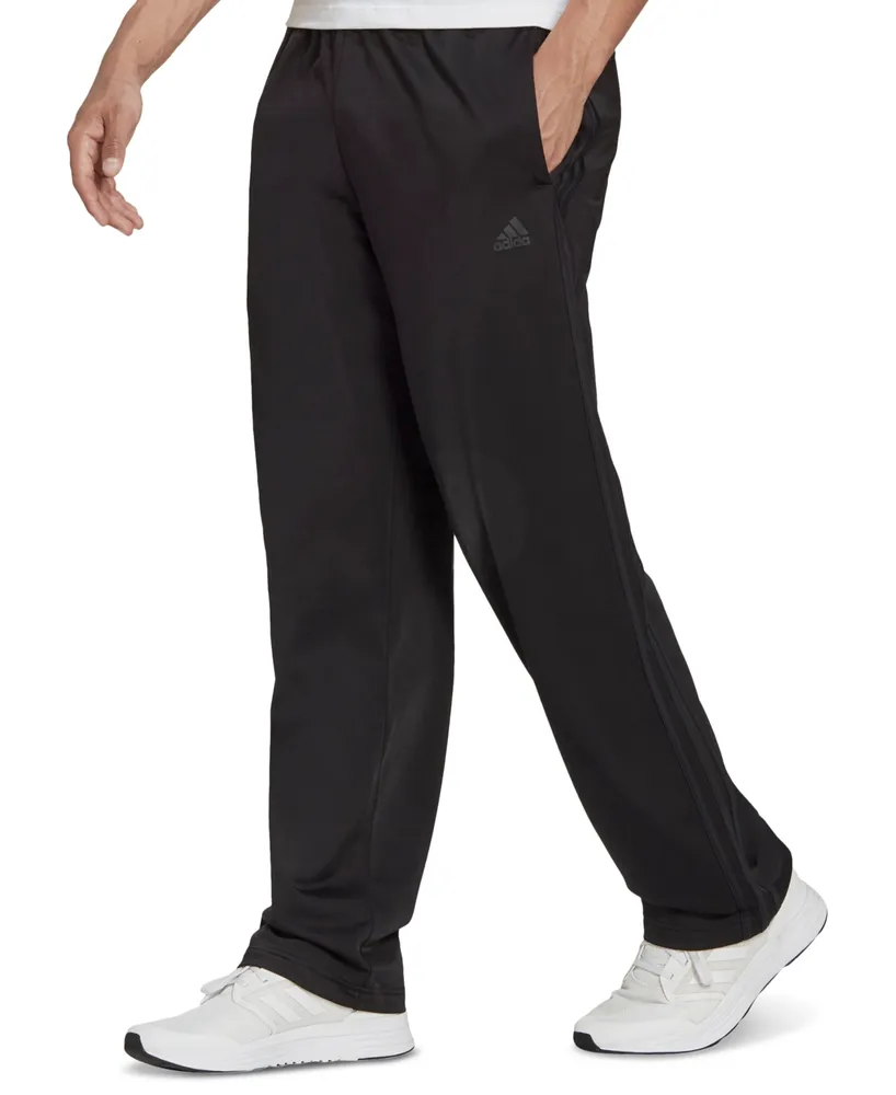 Adidas Men's Primegreen Essentials Warm-Up Open 3-Stripes Track Pants | Plaza Americas