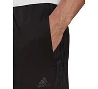 adidas Men's Primegreen Essentials Warm-Up Open Hem 3-Stripes Track Pants