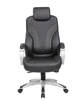 Boss Office Products Executive Hinged Arm Chair