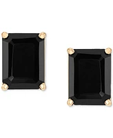 Onyx Stud Earrings in 14k Gold