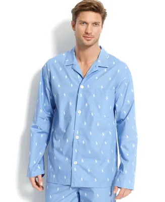 Polo Ralph Lauren Men's All Over Player Pajama Shirt