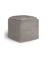 Rockwood Cube Storage Ottoman with Tray