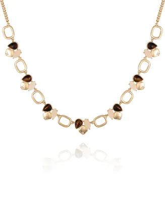 T Tahari Perfectly Natural Statement Necklace - Gold