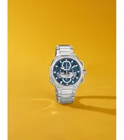 Bulova Men's Chronograph Precisionist X Stainless Steel Bracelet Watch 44.5mm