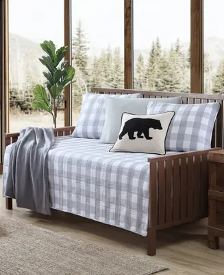 Closeout! Eddie Bauer Lakehouse Plaid Daybed Bonus Set, 4 Piece