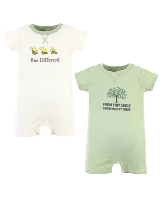 Touched by Nature Baby Boys and Girls Organic Cotton Rompers