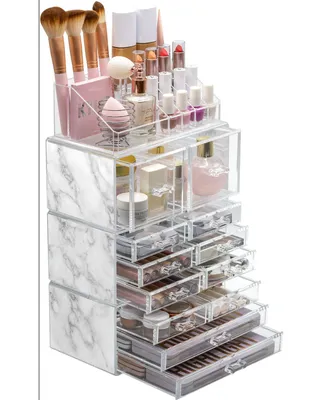 Sorbus Makeup and Jewelry Display Storage Case Set