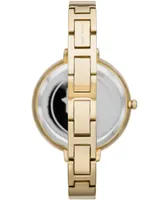 Michael Kors Women's Charley Gold-Tone Bangle Watch 38mm