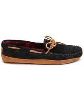 Minnetonka Men's Double Bottom Fleece Moccasin Slippers