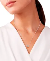 Portfolio by De Beers Forevermark Diamond Bezel Pendant Necklace (1/ ct. t.w.) in 14k White Gold