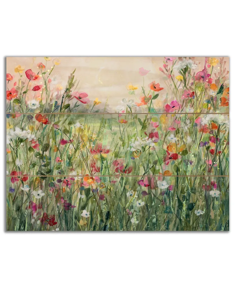 Courtside Market Spring in Full Bloom 10.5x14 Board Art