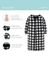 The Peanutshell Newborn Baby Shower Gift Set for Boys or Girls, Baby Layette Essentials, Black, White