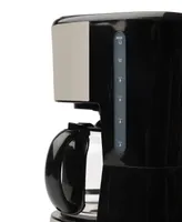 Dorset Modern 12-Cup Programmable Coffee Maker with Strength Control and Timer -75028