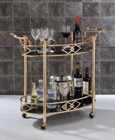 Acme Furniture Ottesen Serving Cart - Gold