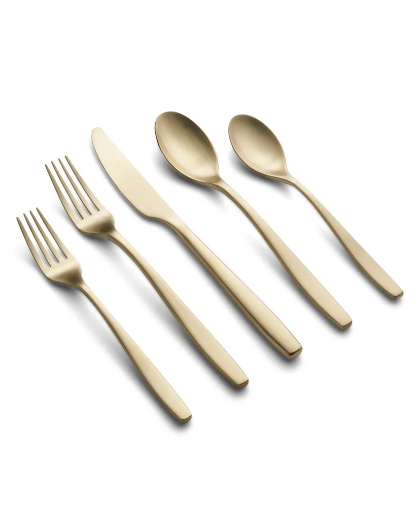 Cambridge Silversmiths Averie Satin 20-Piece Flatware Set