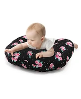 The Peanutshell Nursing Pillow for Breastfeeding, Black Camo