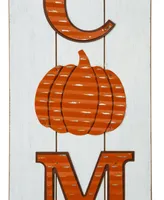 Glitzhome 42" H Fall Wooden Welcome Porch Sign