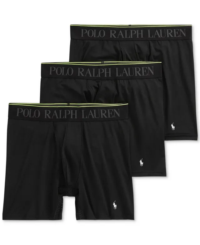 Polo Ralph Lauren Flex Performance Air Boxer Briefs - 3-Pack - Macy's