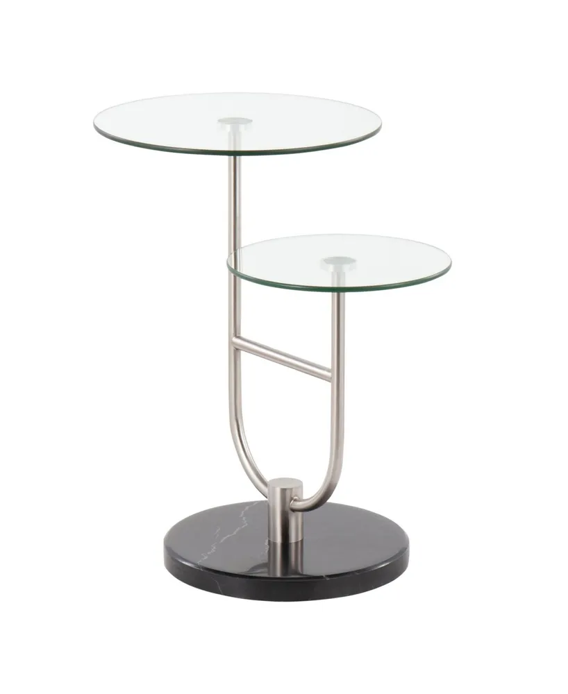 Trombone Glam Side Table