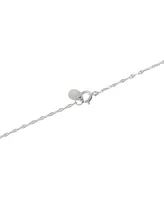 Giani Bernini Cubic Zirconia Sun Pendant Necklace in Sterling Silver, 16" + 2" extender, Created for Macy's