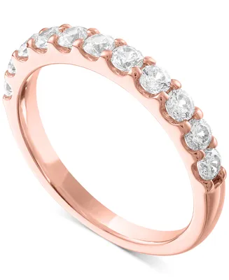 Forever Grown Diamonds Lab-Created Diamond Band (3/4 ct. t.w.) Sterling Silver, 14k Gold-Plated Silver or Rose Gold
