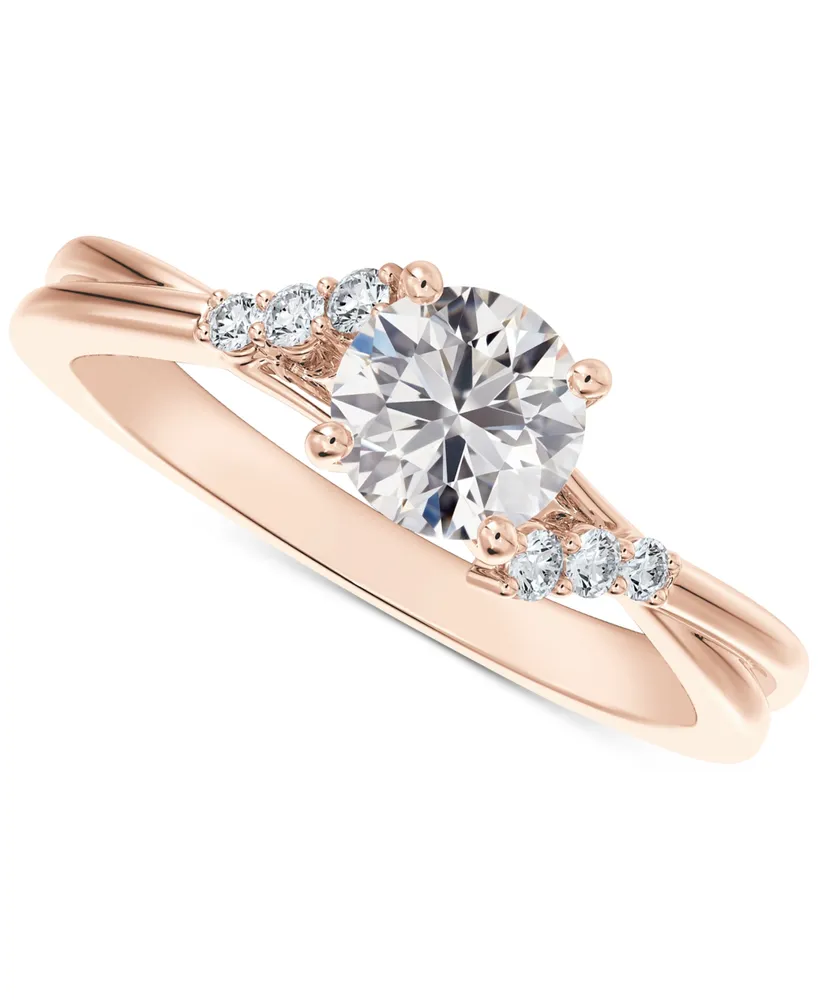 Portfolio by de Beers Forevermark Diamond Halo Engagement Ring