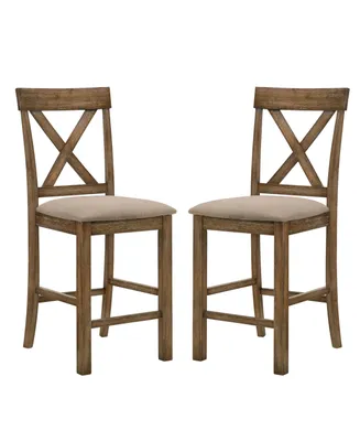 Michfield Counter Height Chairs, Set of 2