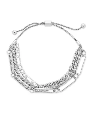 Women's Layered Chain Bolo Bracelet