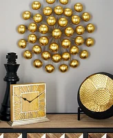 Glam Ornamental Metal Wall Decor - Gold